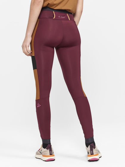 Gym Sprint burgundy sports legging