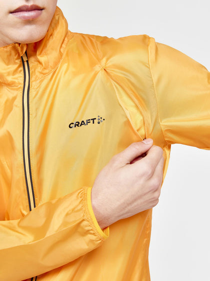 Craft PRO Hypervent Jacket Men's Running windbreaker jacket Orange