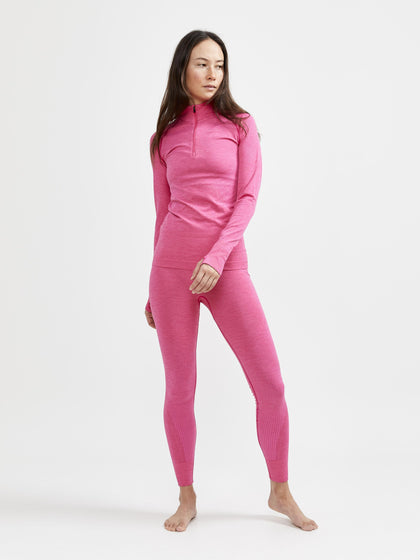 Women's Solid Pink Comfort Activewear - Fashionktm