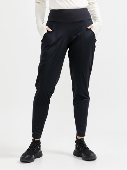 YWDJ Pants for Women Women Mountain Treetop Print Pocket Sports Running  Yoga Athletic Pants Dark Gray XS 