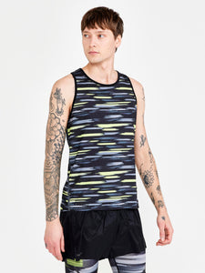 MEN'S CTM DISTANCE WARP MESH RUNNING SINGLET