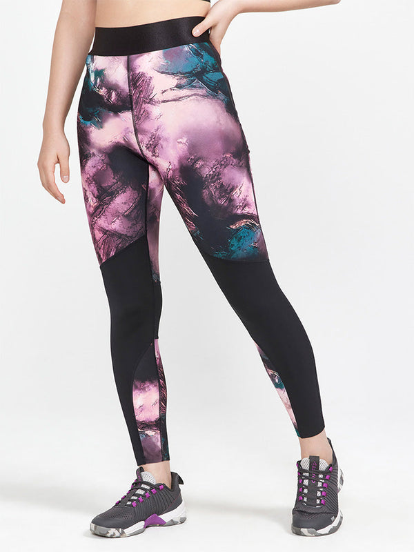 Athleta Women's Multicolor Ombre Stretch Pull On Compression Leggings –  Shop Thrift World