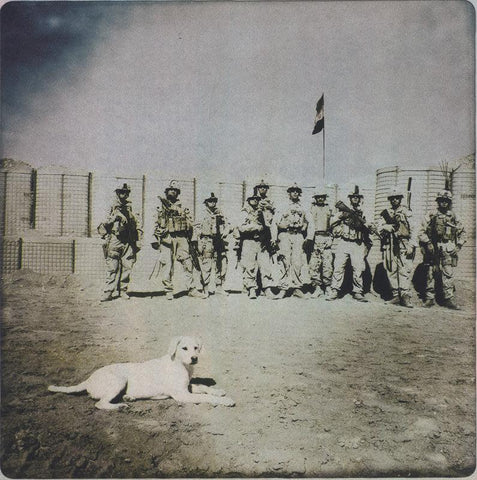 Marines with dog, 2011