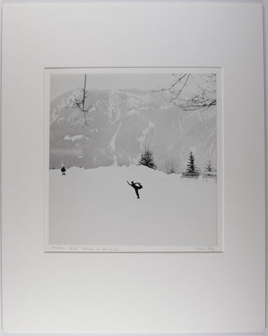 "Skater, Arosa, Switzerland", 1946, by Irene Fay