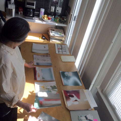 Virginia Mak in her studio