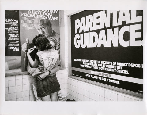 Parental Guidance, "Teens In the Subway", 1983, by Barbara Alper