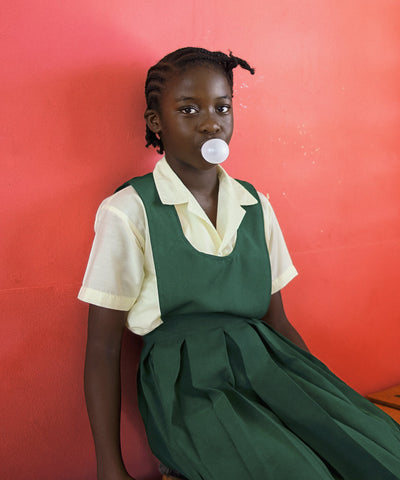 "Juliska,11, Ivor Walters Primary School", 2020, from the series Uniform, by Kacey Jeffers