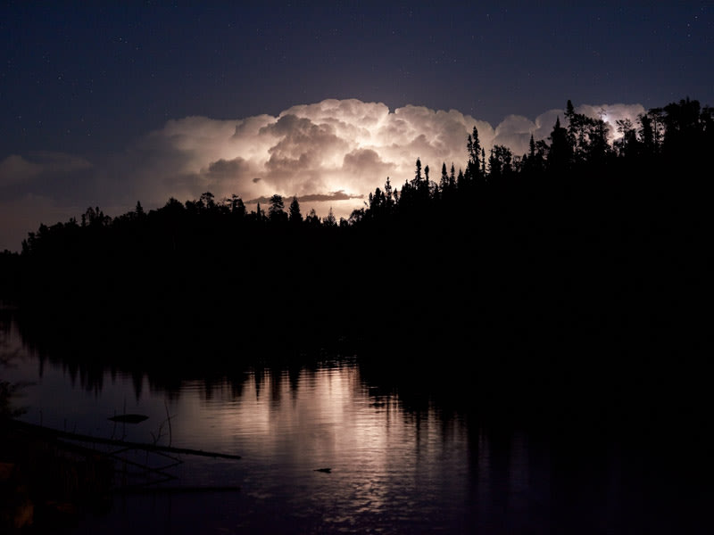 Lightning storm clean, on location ELA, Canada - Guillaume Simoneau | FFOTO