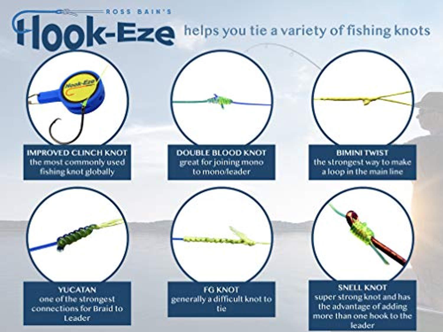 Hook Eze Fishing Knot Tying Tool For Fishing Hooks All In One