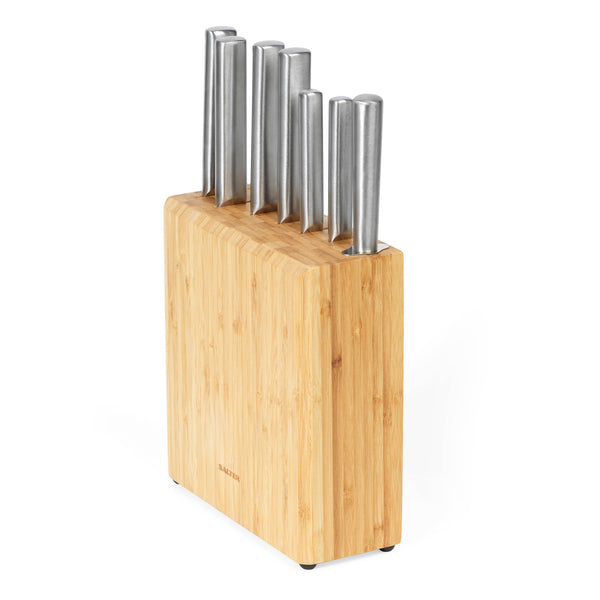 Salter 7 Piece Stainless Steel Kitchen Knife Set with Bamboo Block 2