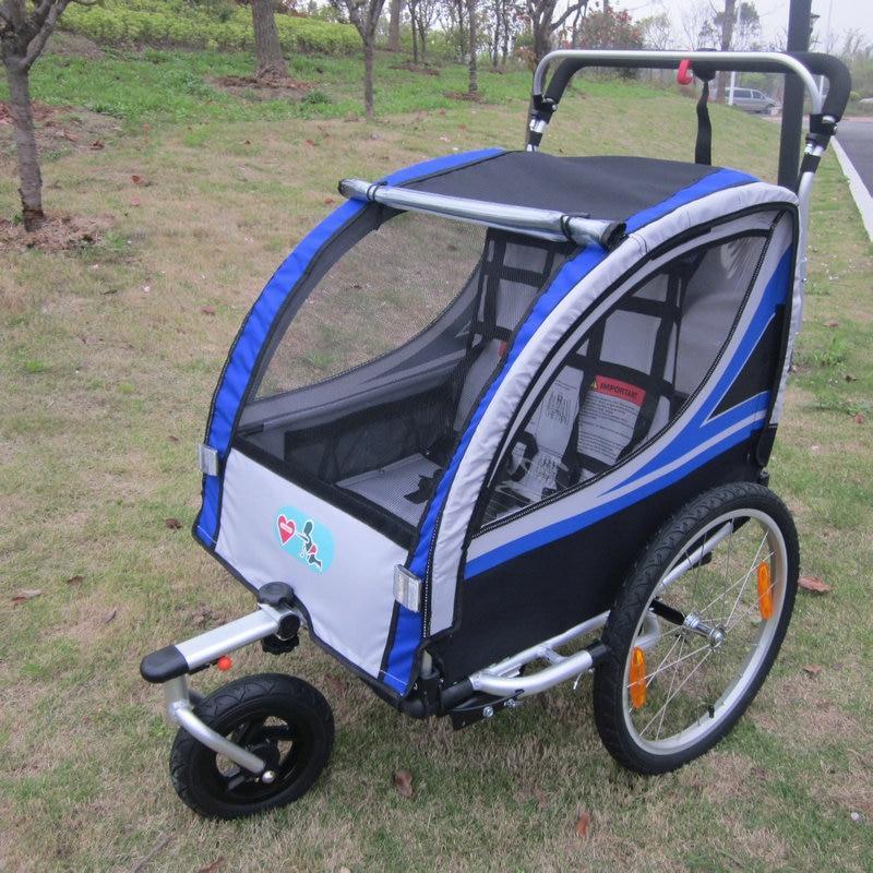 double buggy bike trailer