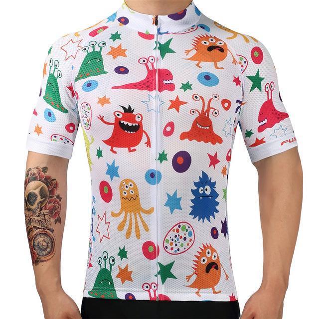 cartoon cycling jersey