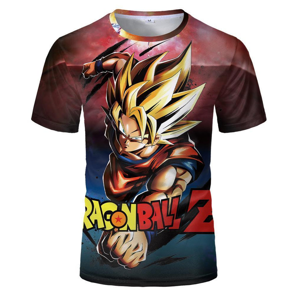 Dragon Ball Z Goku Super Saiyan T Shirt Firstgearcycling