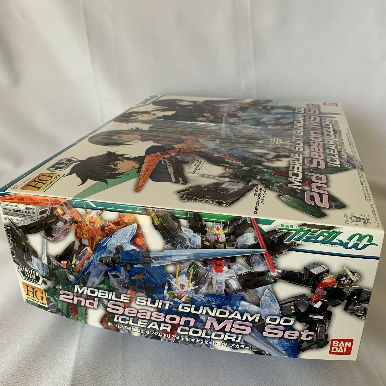 Bandai Hg 1 144 Mobile Suit Gundam 00 2nd Season Ms Set Clear Color Otaku Shop Japan