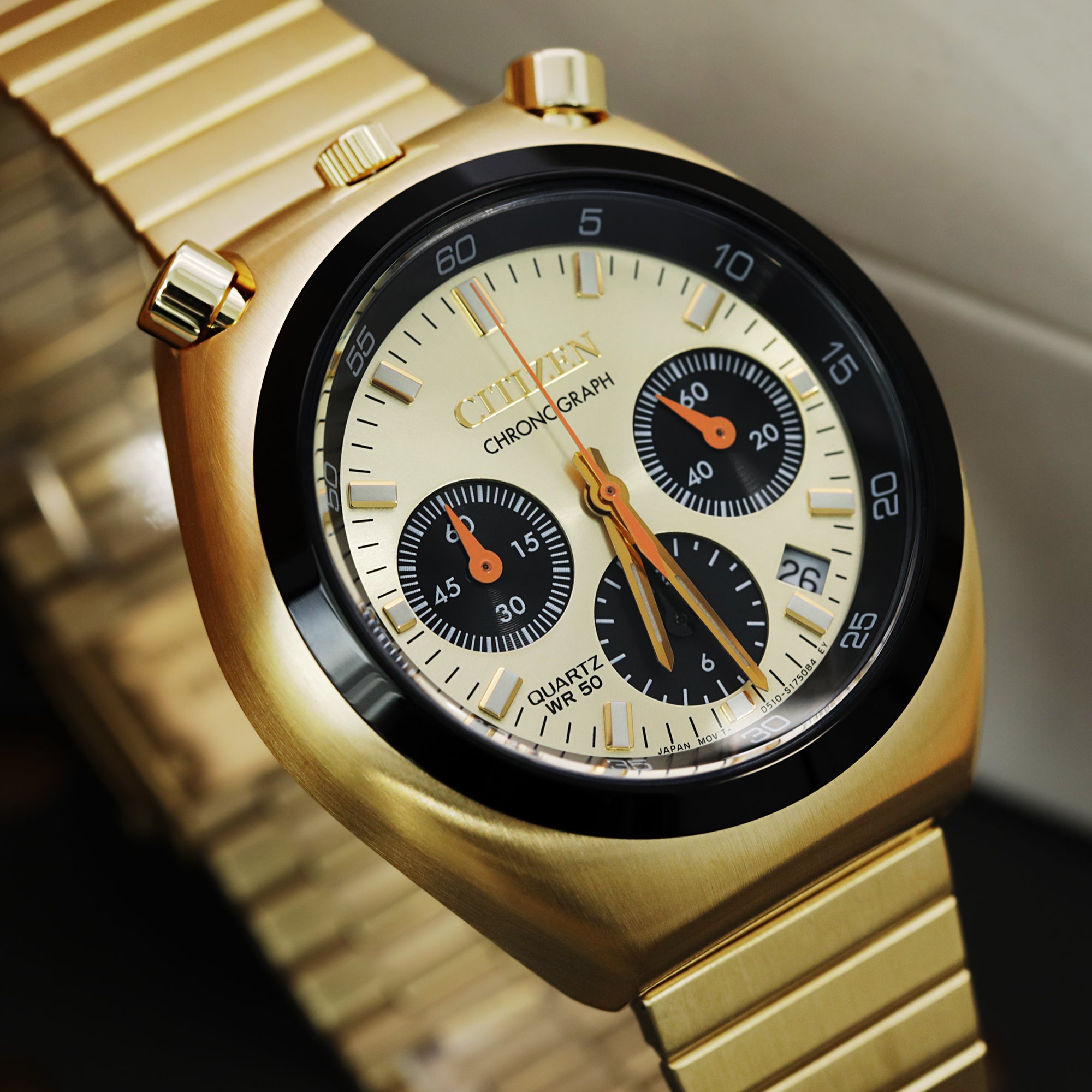 BEAMS X Citizen Bullhead Chronograph 11-48-0713-848 | Strapcode