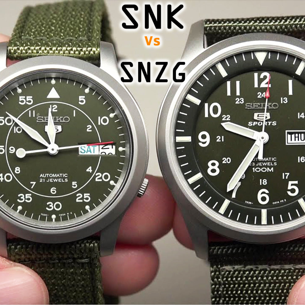 Seiko 5 SNZG, SNK's Successor & Most Affordable Auto Military Field Wa–  Strapcode
