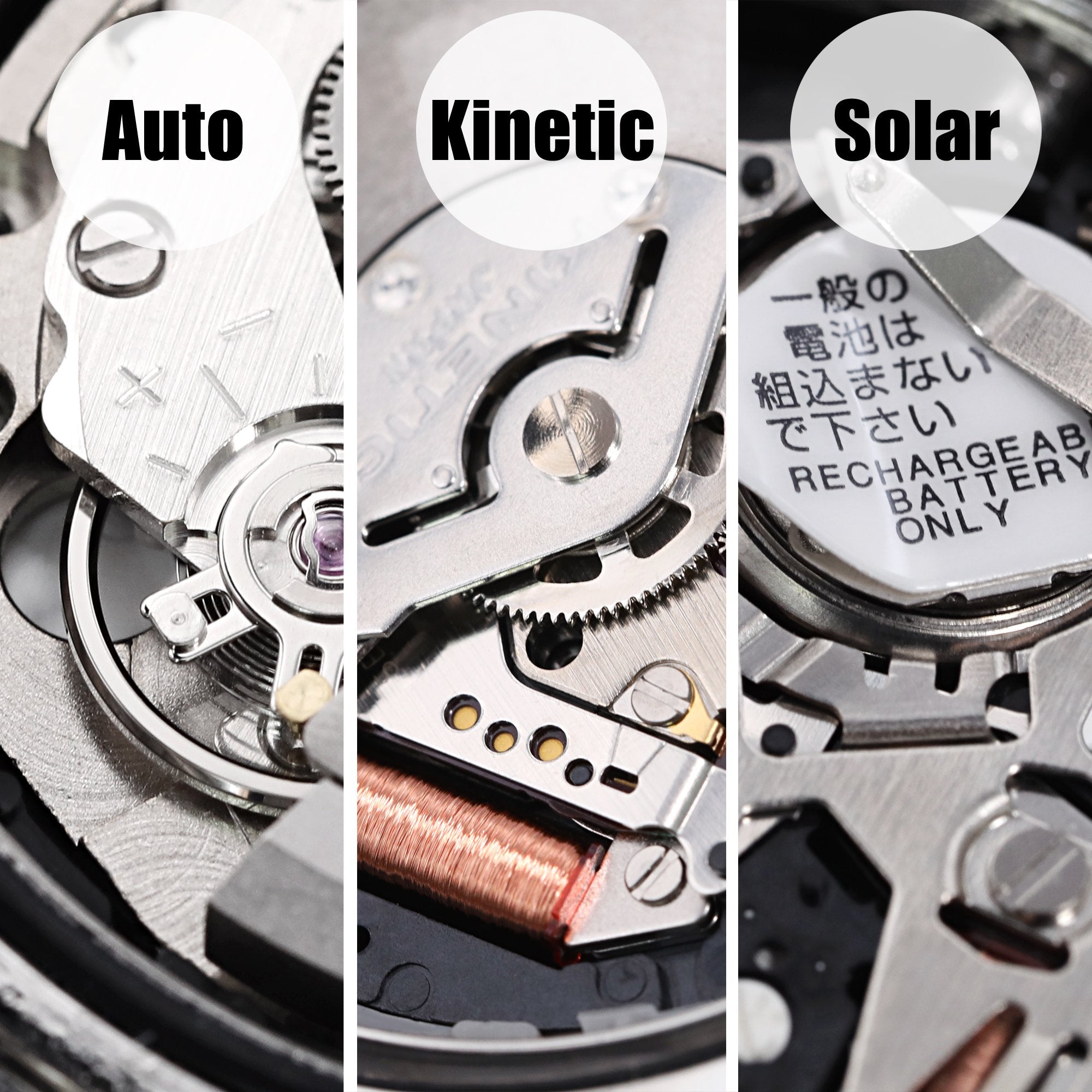 Seiko Automatic vs Kinetic vs Solar watches | Seiko Movements– Strapcode