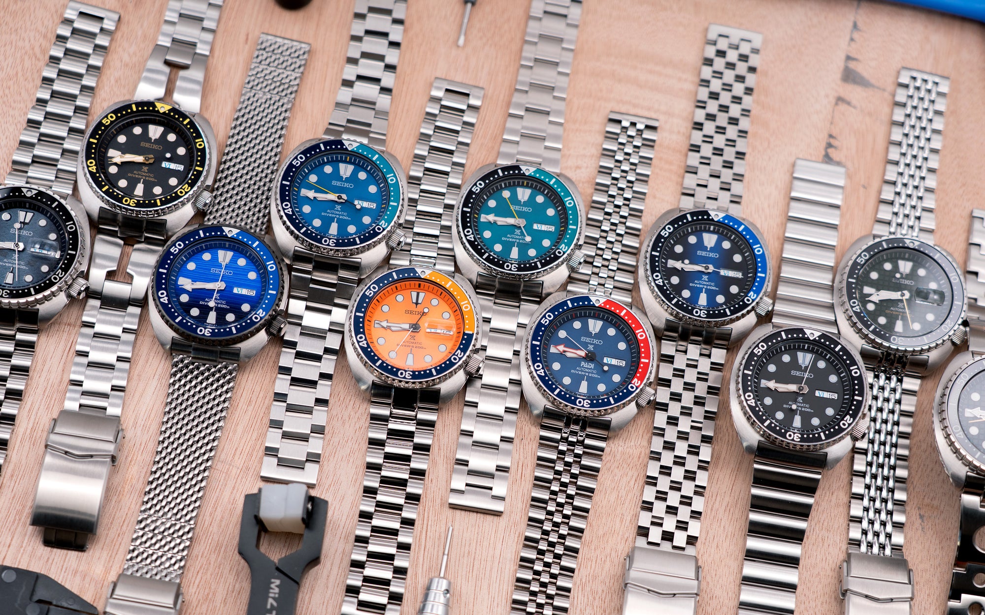 New Seiko Turtle, King Turtle, Padi Turtle Watch Bands | Strapcode