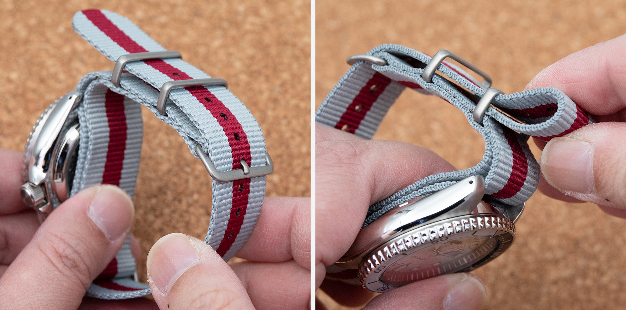 NATO watch strap fitting details by Strapcode watch bands