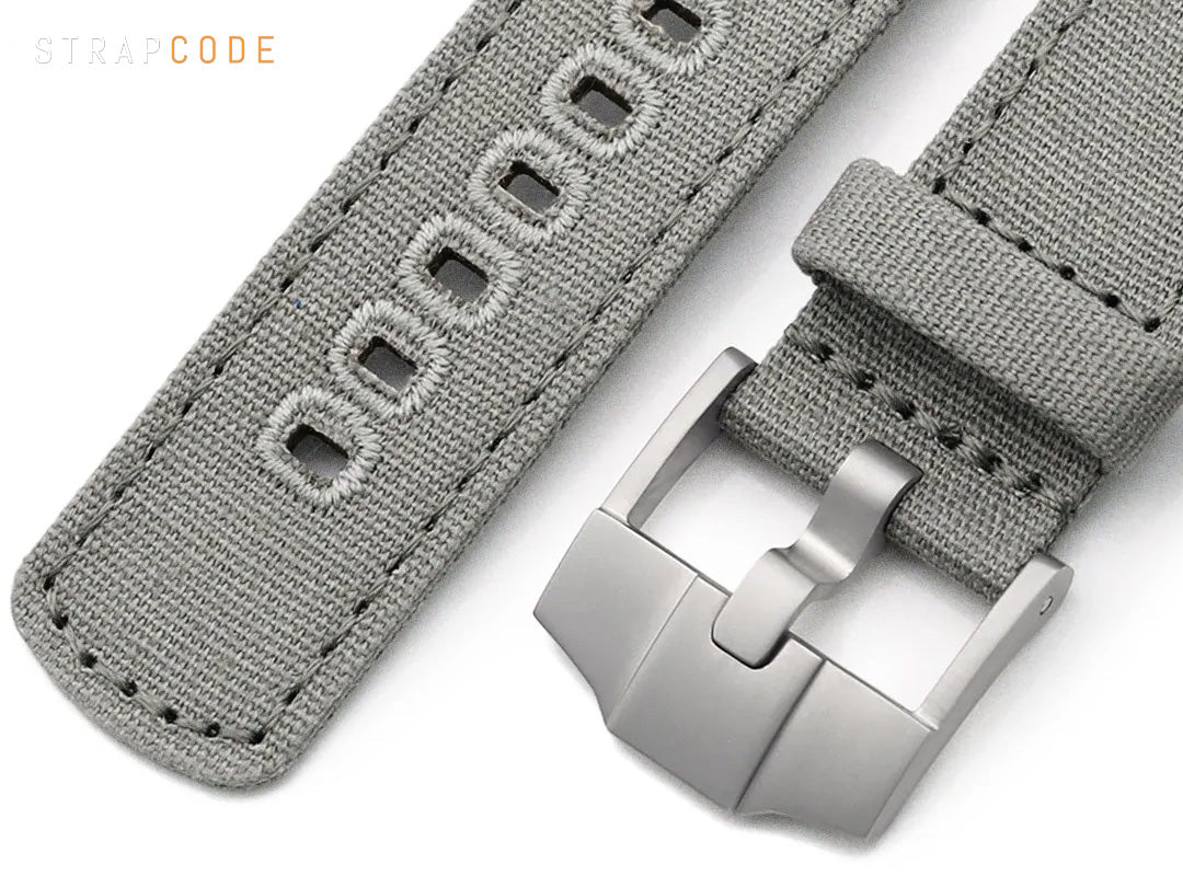 Sporty watch Buckle for Leather watch band by Strapcode