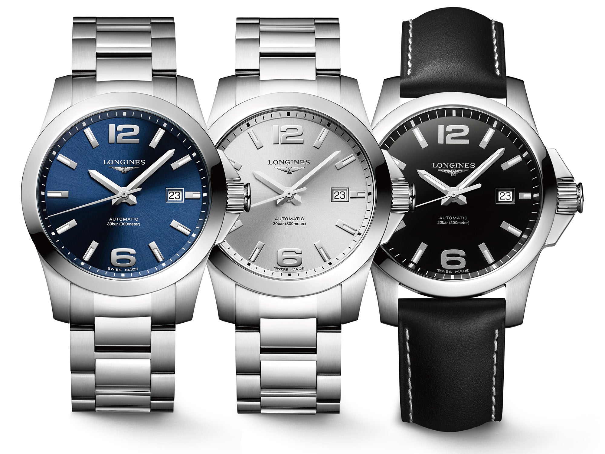 Longines Conquest 41mm Automatic has 3 color dial options