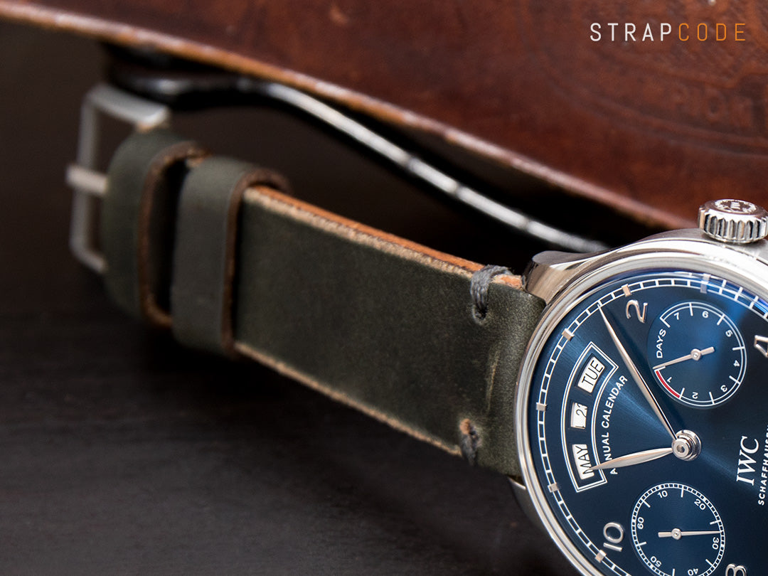 Casual / Military watch Buckle for Leather watch band by Strapcode