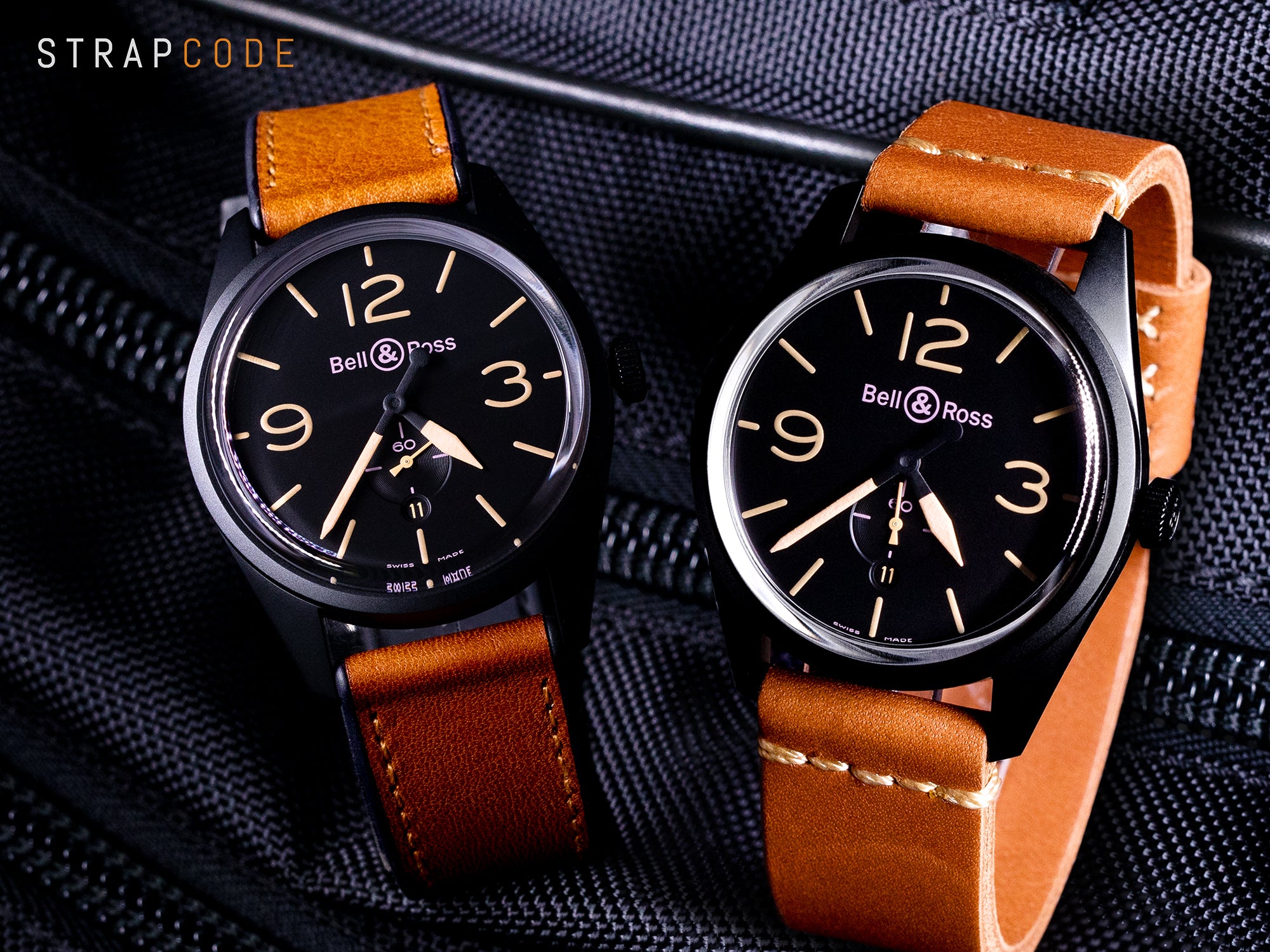 FKM and leather watch bands by Strapcode