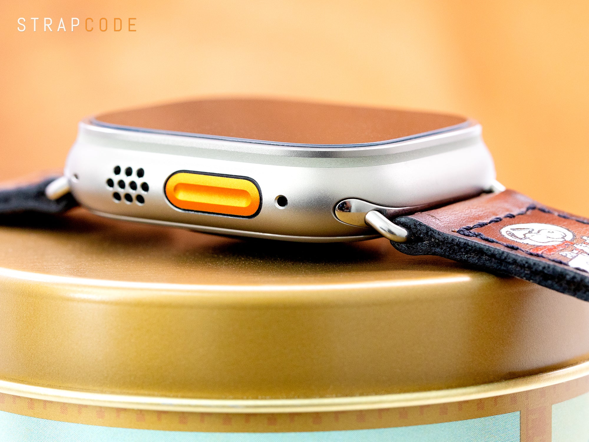 Apple Watch Ultra customizable orange action button 