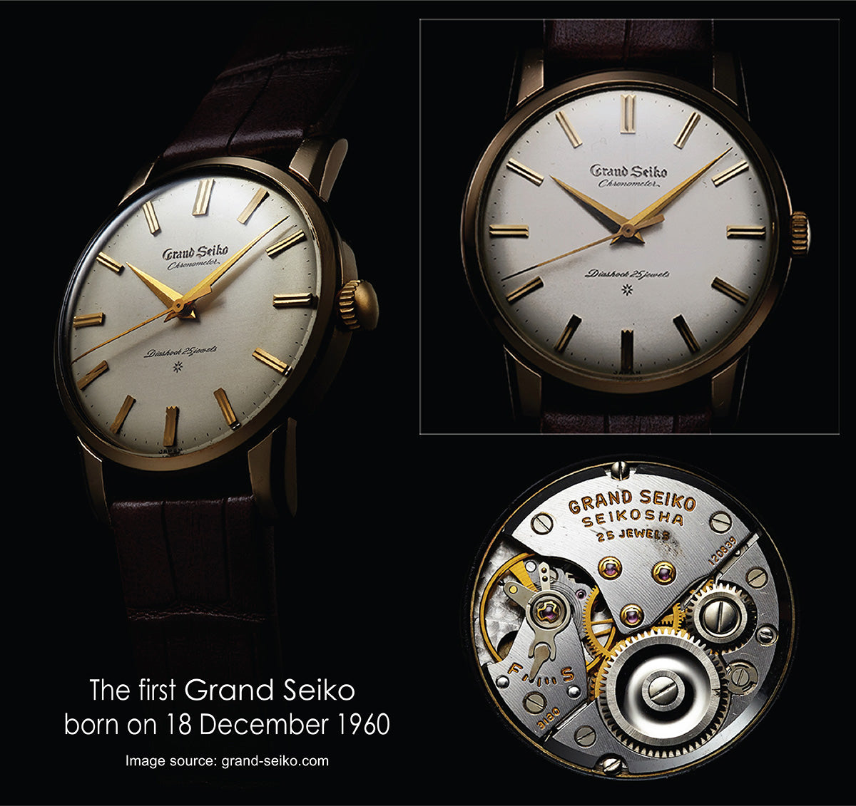 The first Grand Seiko born on 18 December 1960