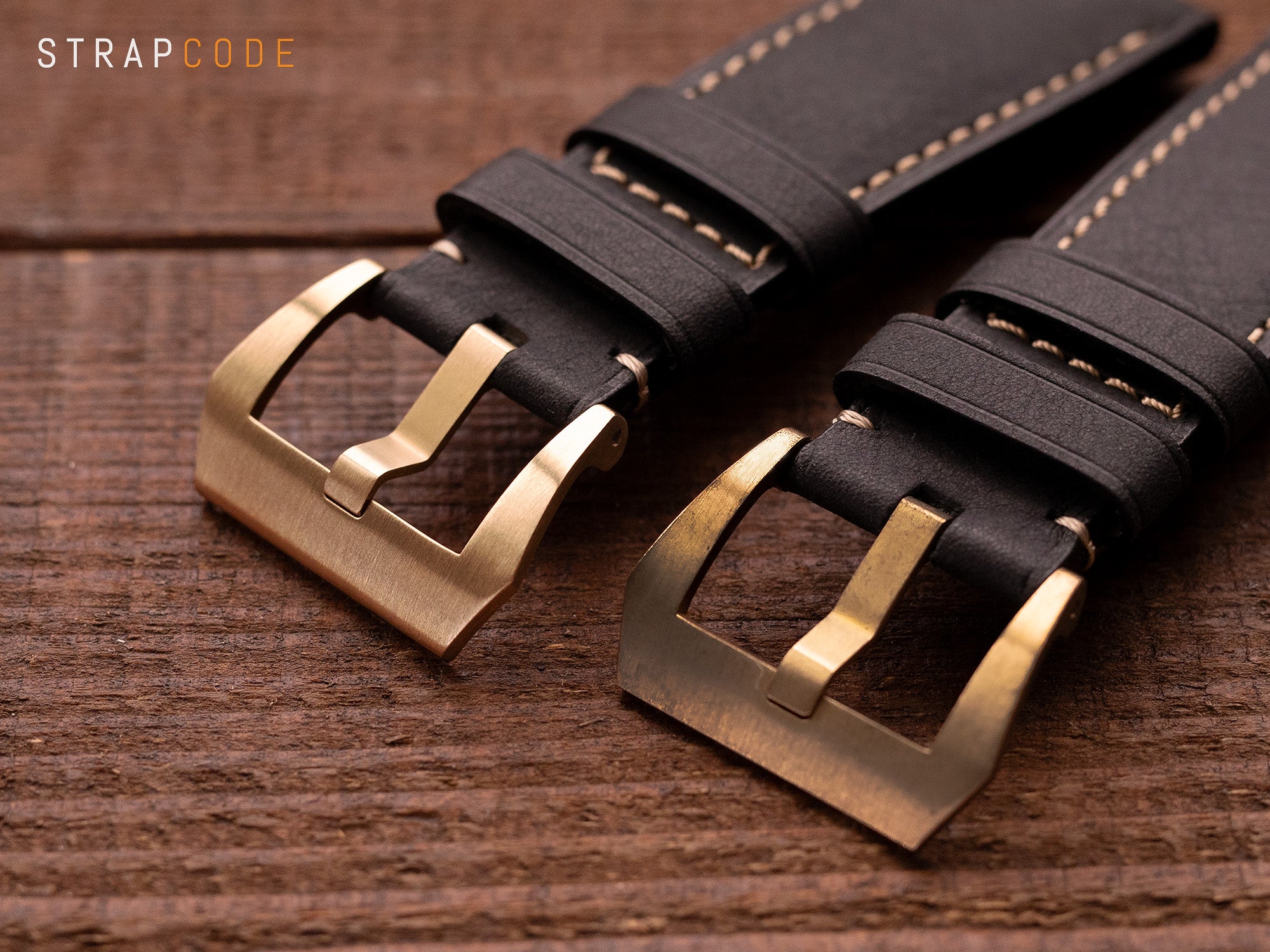 Bronze watch buckle from Strapcode watch bands