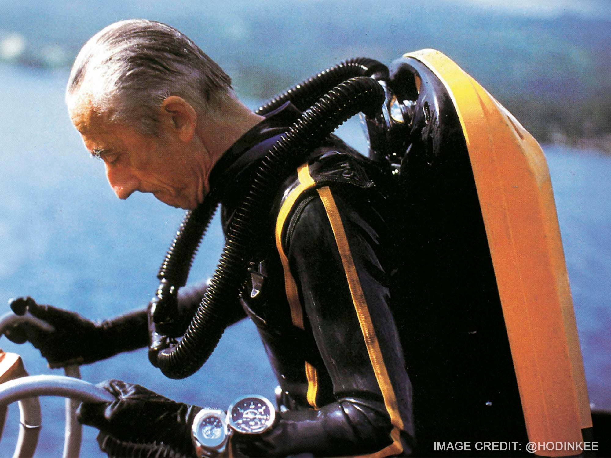 In 1968 Jacques-Yves Cousteau introduced the DOXA SUB 300 to global TV audiences