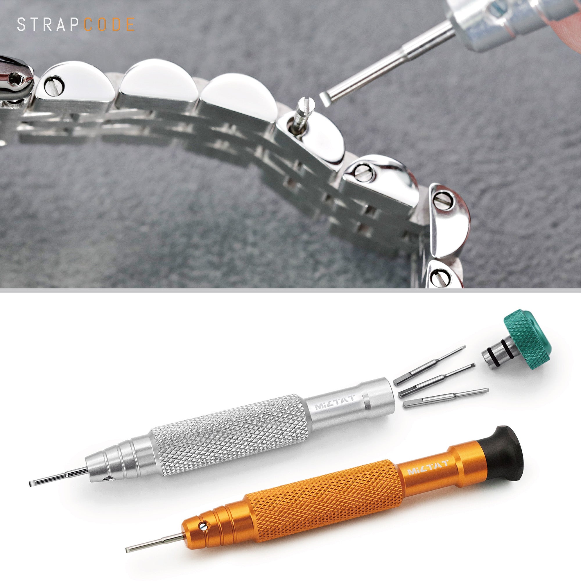 Japan Made Precision Screwdriver Cut-Out type for Watch Bracelet adjustment by Strapcode watch bands