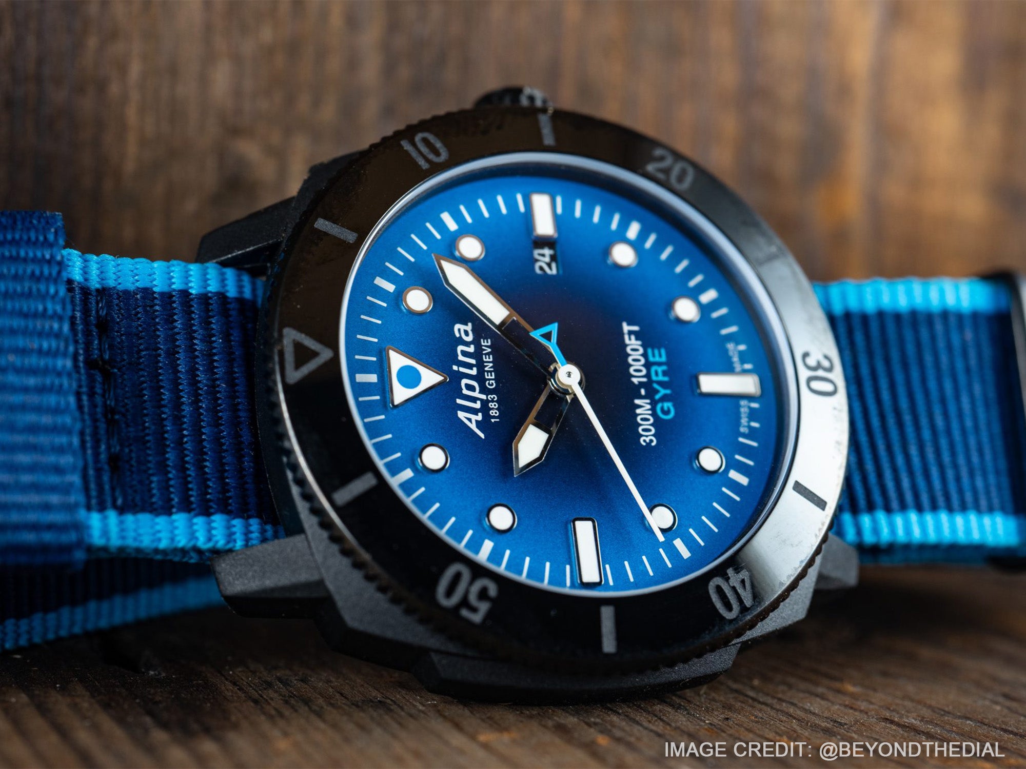 Alpina Seastrong Gyre used solely recycled plastic from the ocean for their production