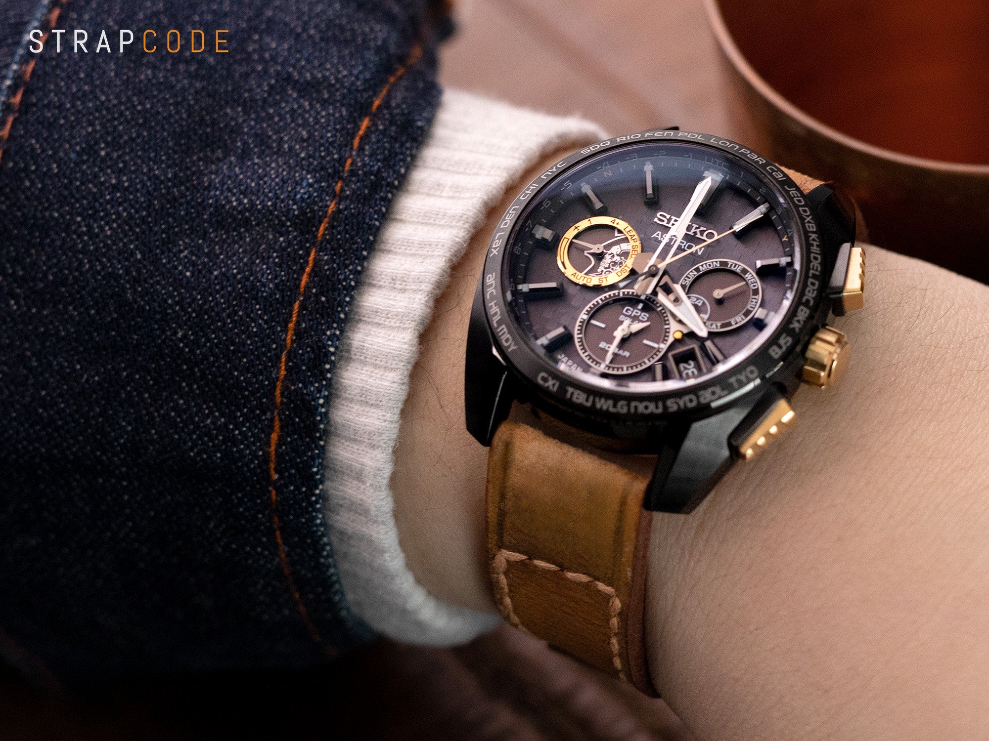 Handmade Quick Release Leather Watch Strap by Strapcode