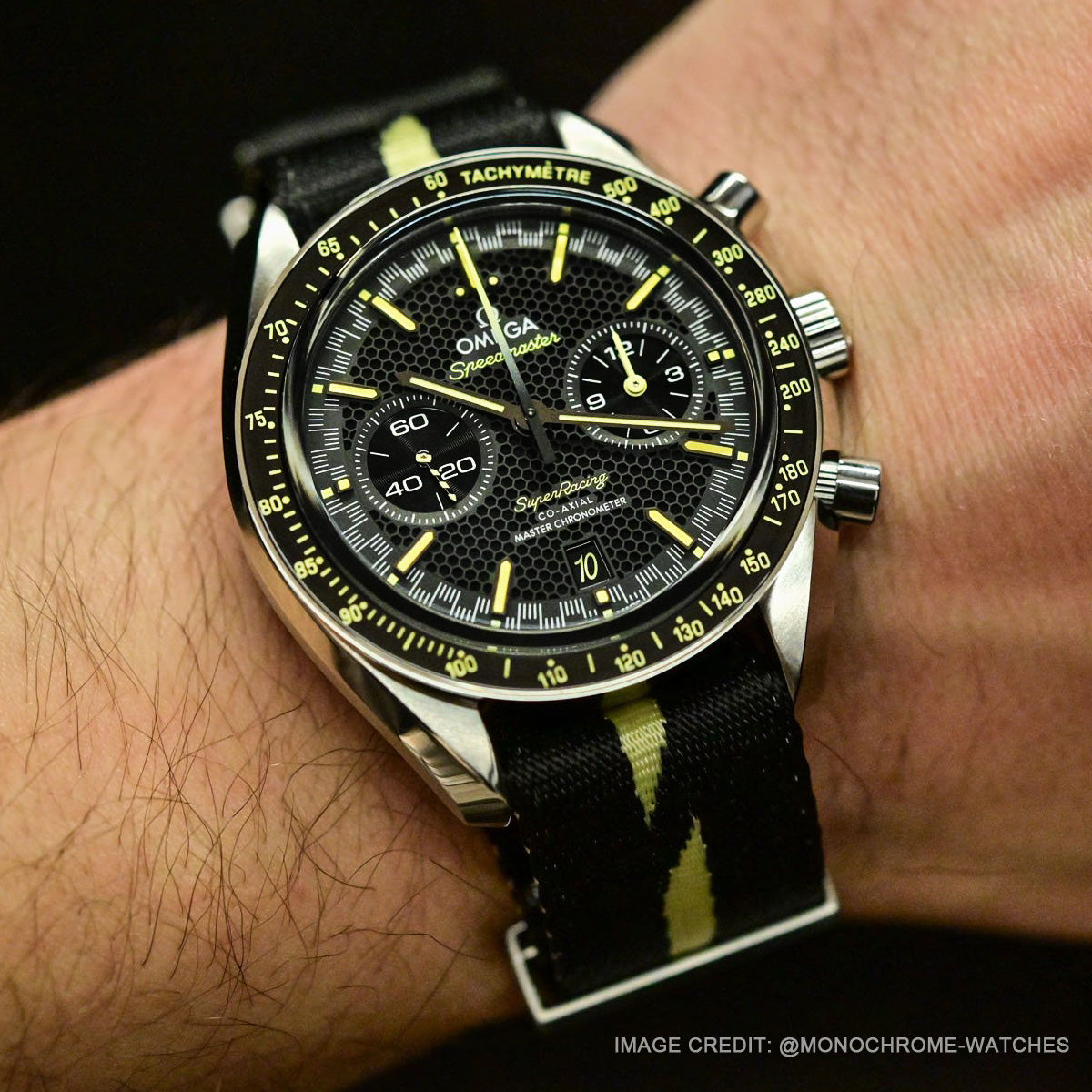 Omega Speedmaster Super Racing 329.30.44.51.01.003 with the Powerful Innovative Spirate System
