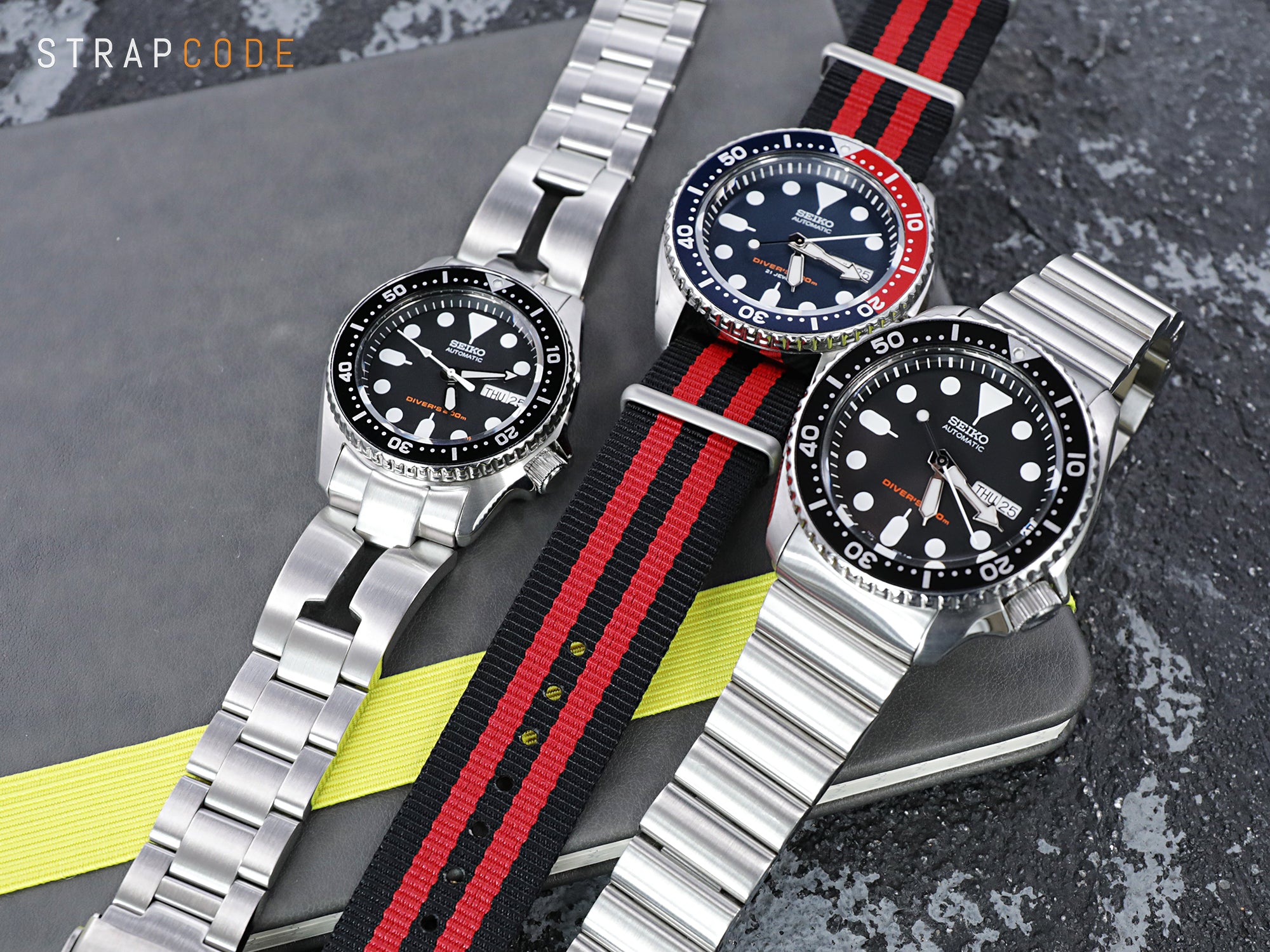 Strapcode on X: SKX ➕🐟➕ 🐡 Seiko SKX Vs Kamasu Vs Fugu The