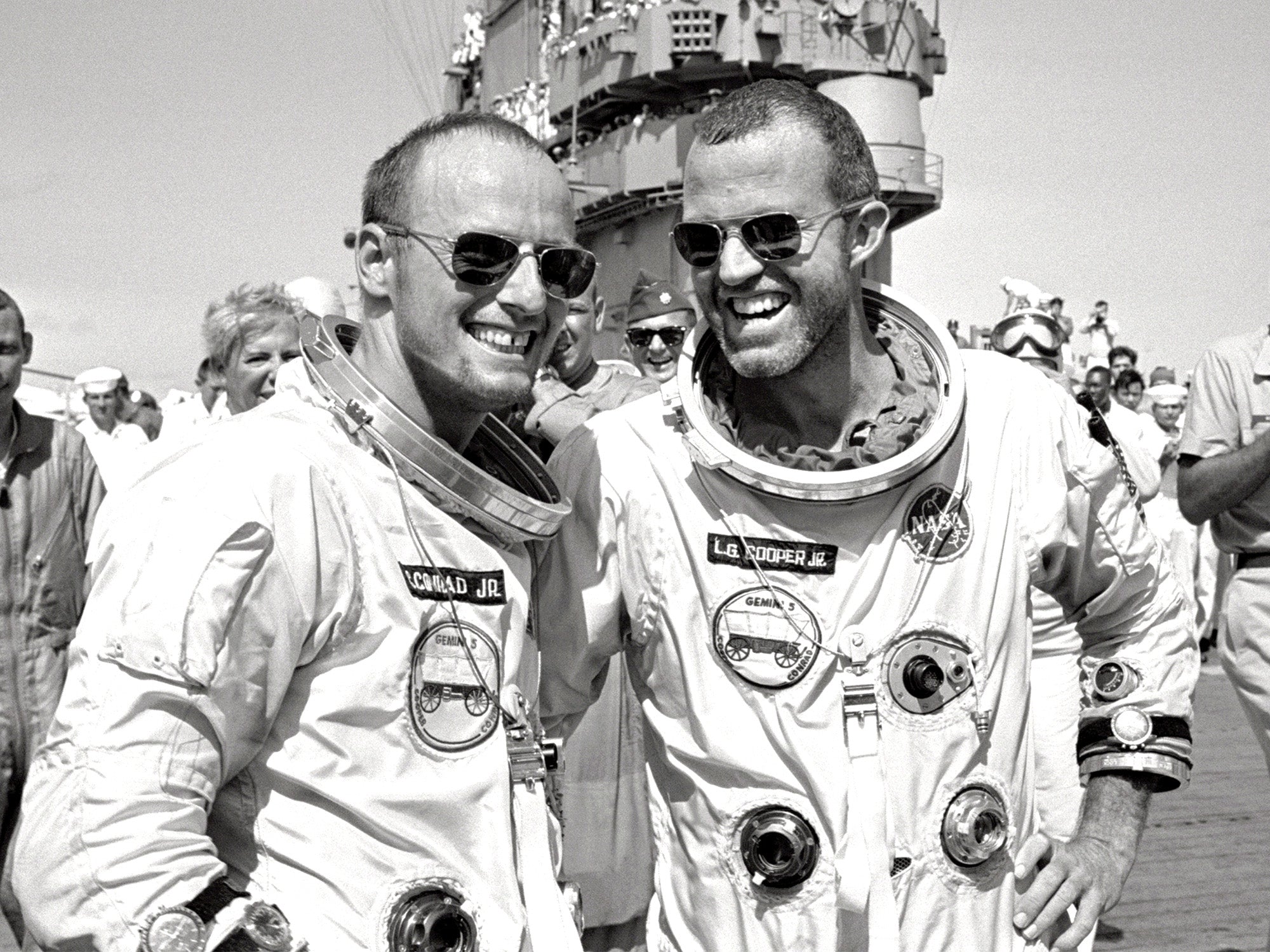 Charles Conrad wore Glycine Airman during on Gemini 5 missions in 1965 