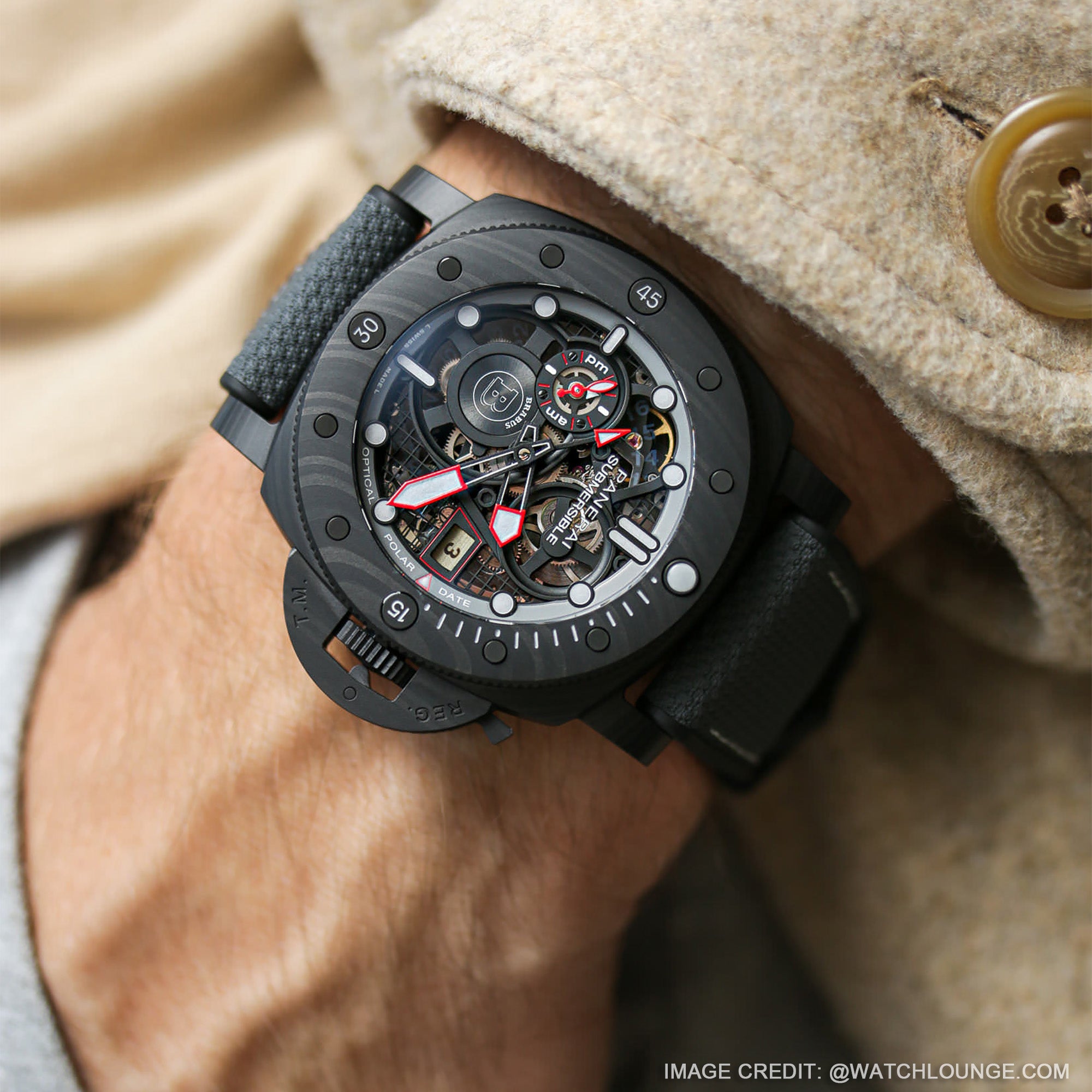 Panerai Submersible S Brabus Black Ops Edition PAM01240