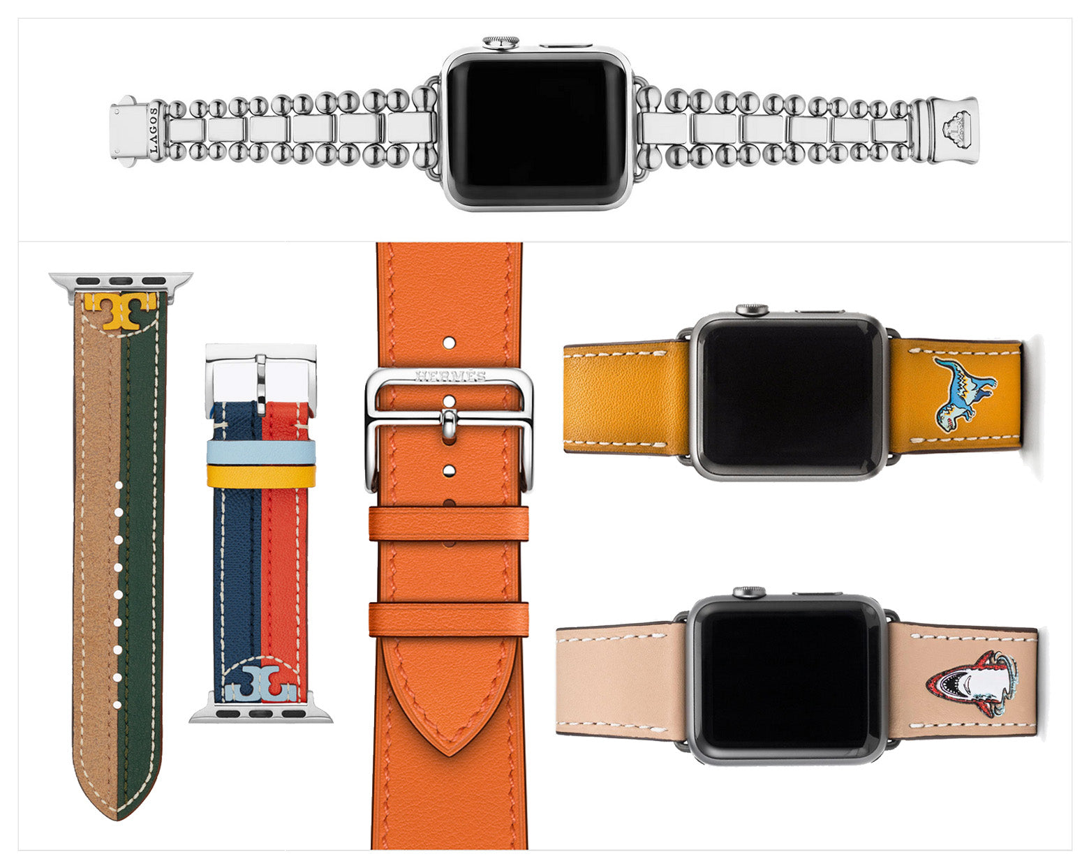Supreme Louis Vuitton Band Strap Bracelet For All Apple Watch