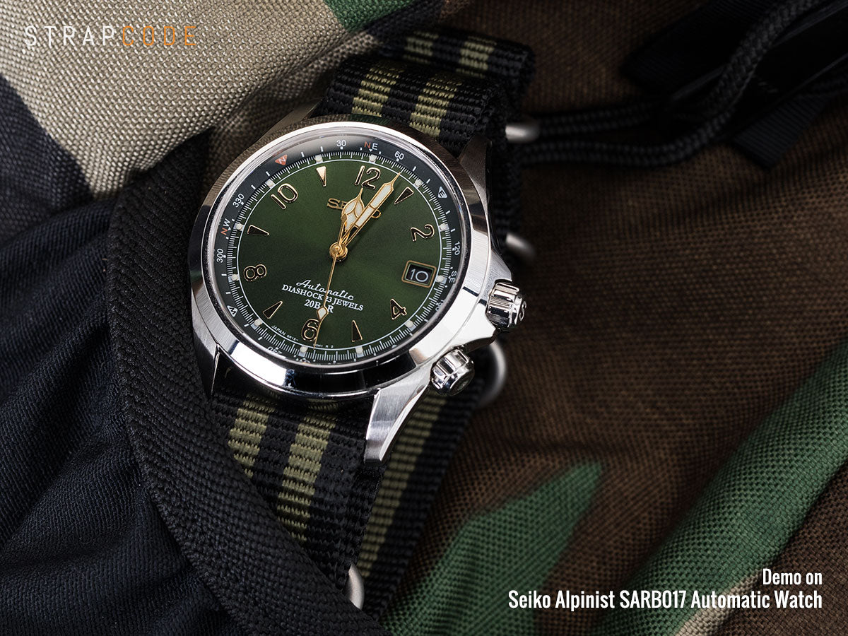 Seiko Alpinist Casual Look Watch Bands | NATO | BUNDS | CANVAS | RUBBE–  Strapcode