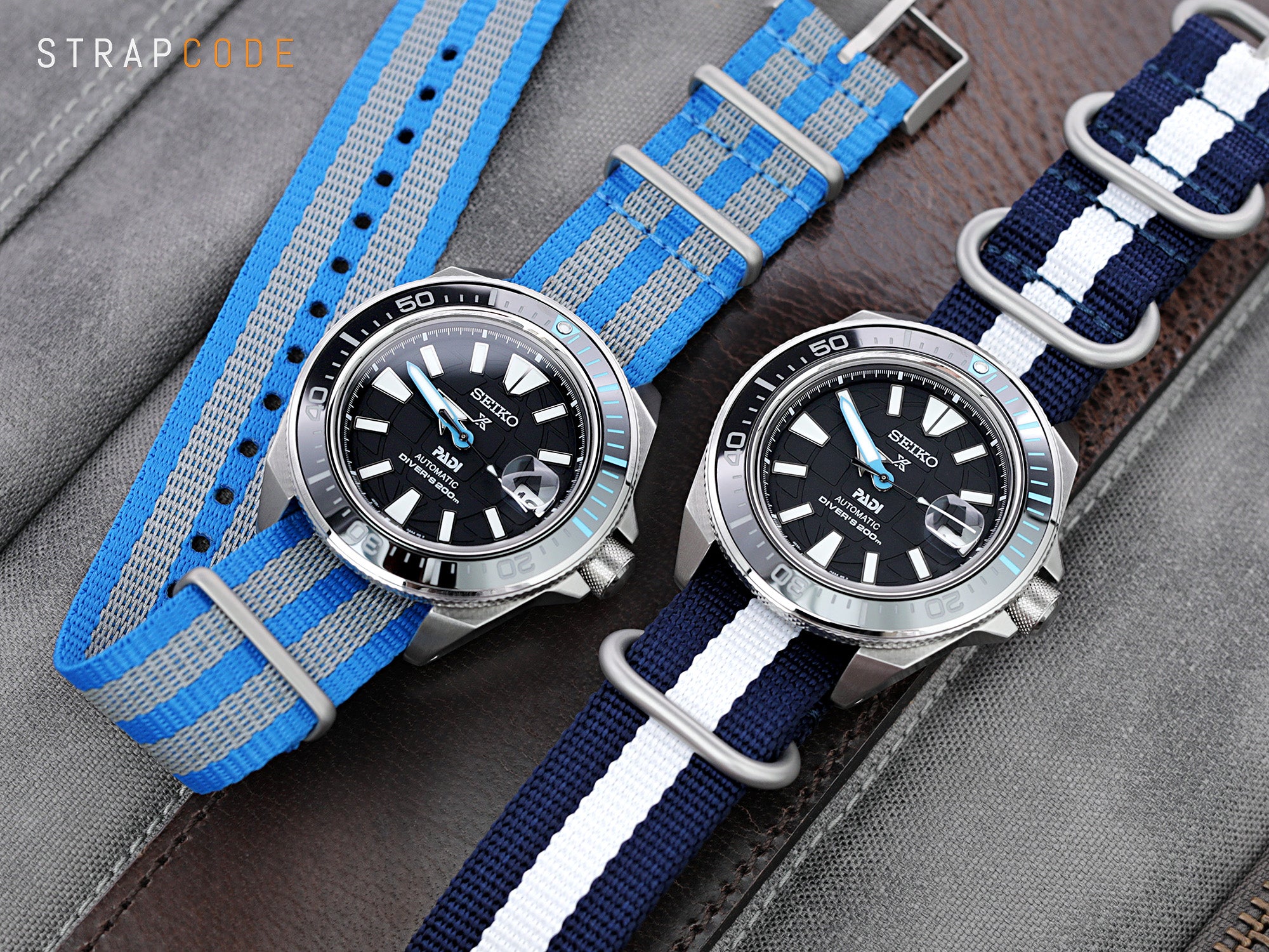 Seiko Samurai Military Style Watch Bands | NATO | Perlon | Velcro– Strapcode