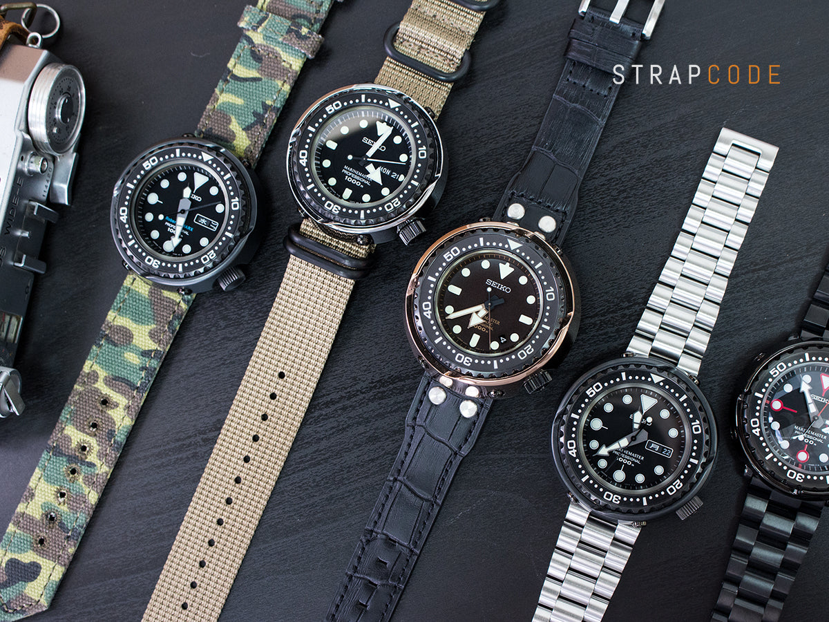 SEIKO MARINEMASTER (TUNA) Military Style Watch Bands - Strapcode