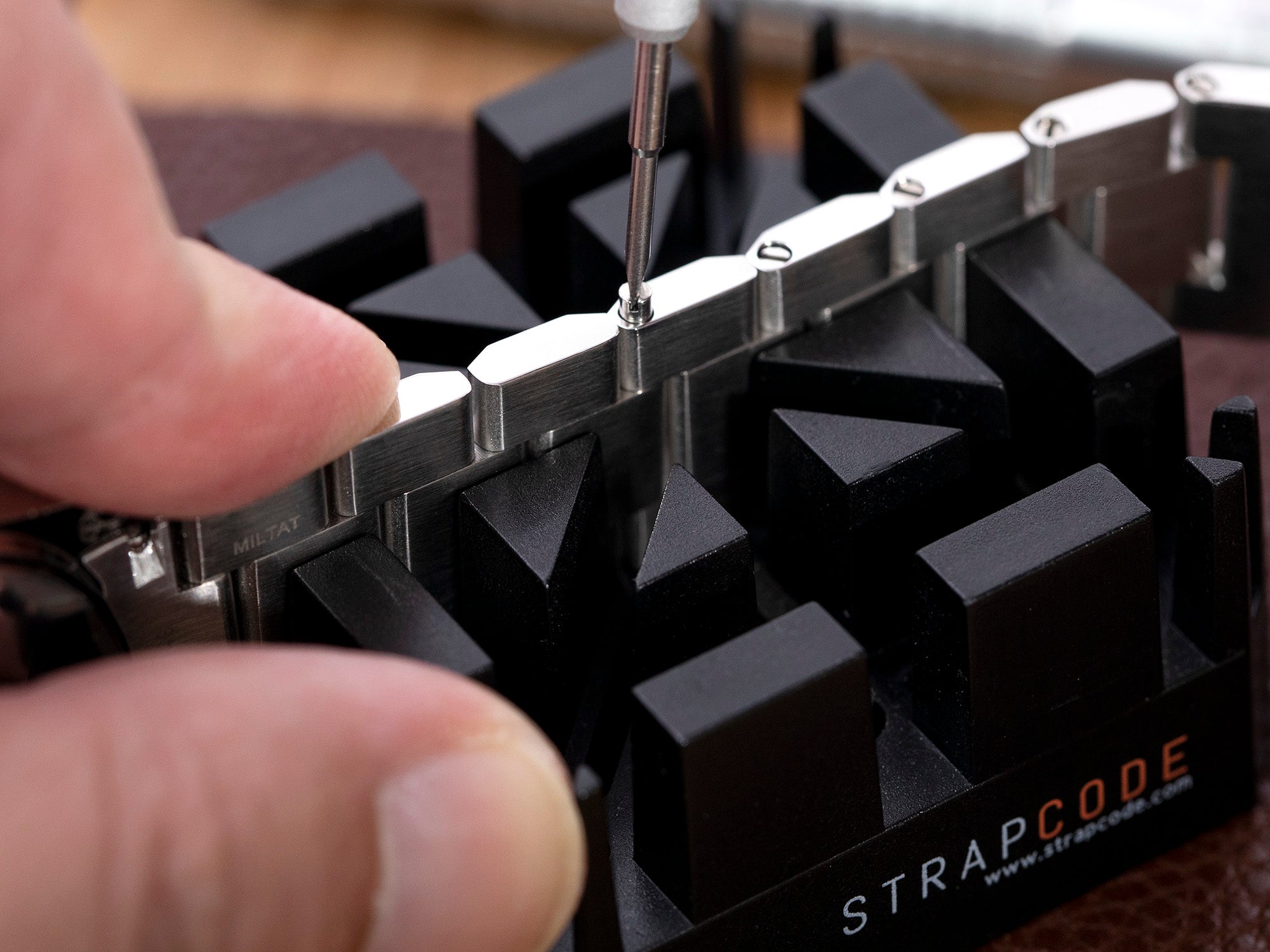 Step 5 Stainless Steel watch band replacement installation guides by Strapcode