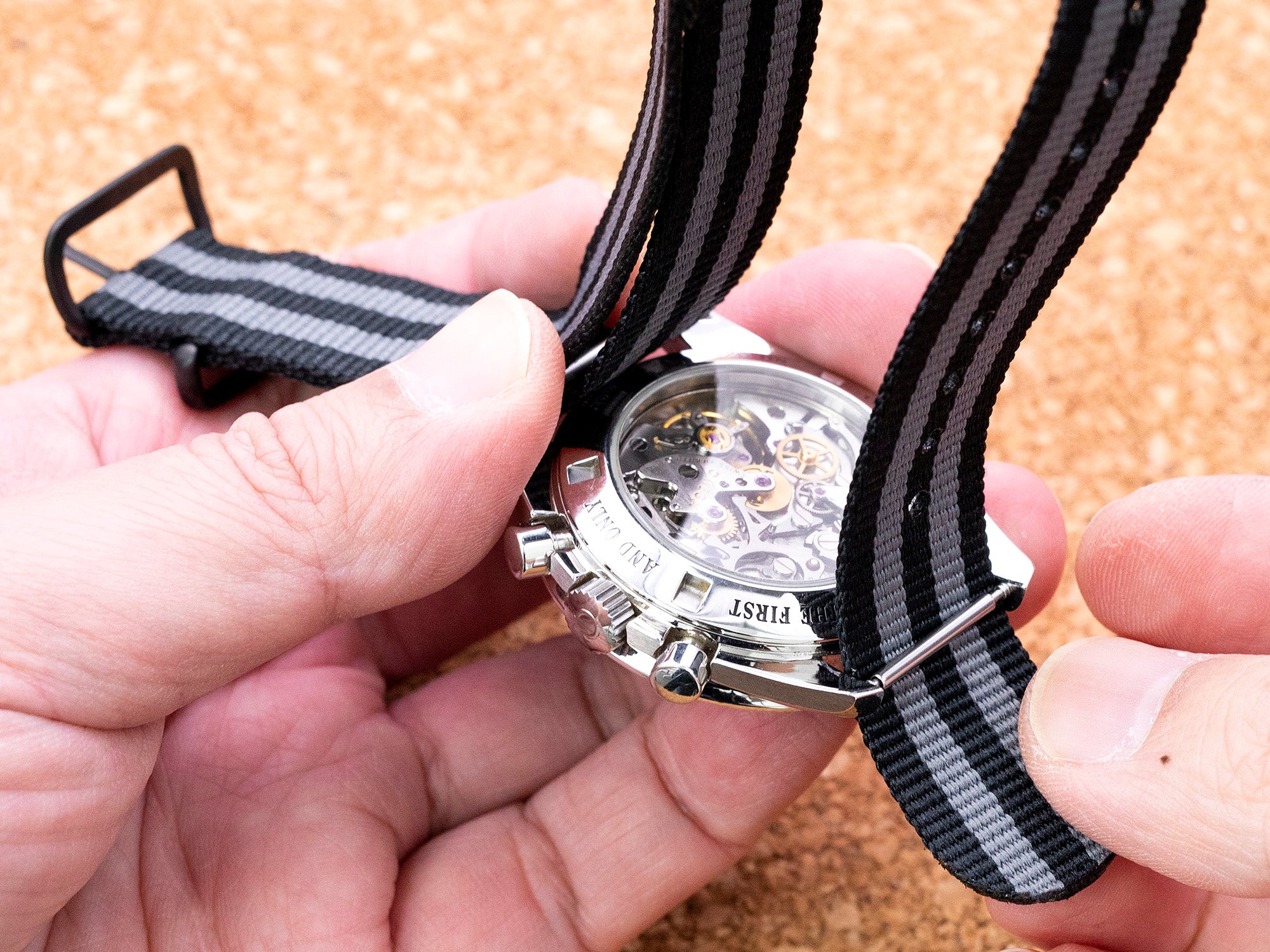 Step 5 how to put on a nato strap introduced by Strapcode Watch Bands