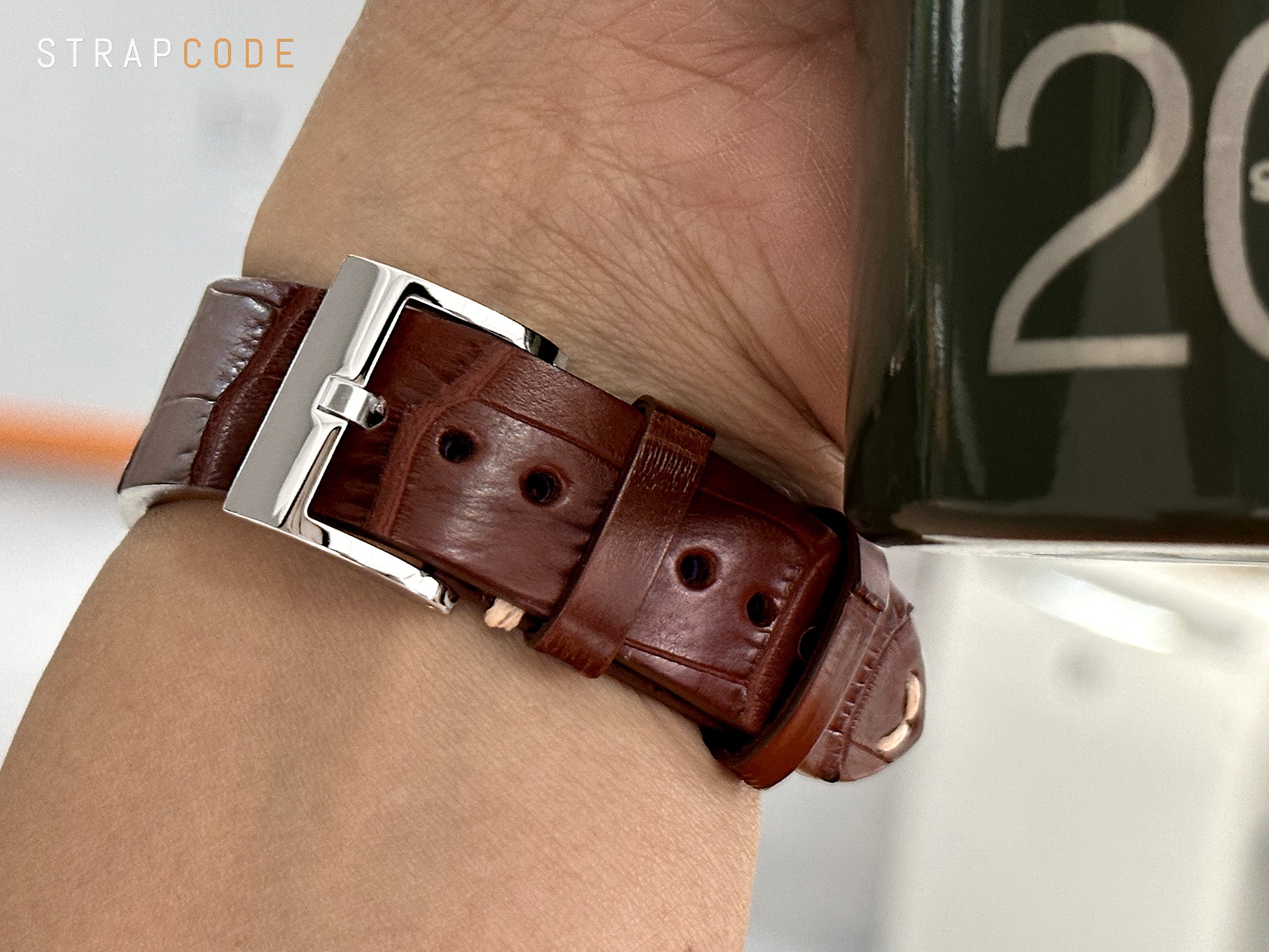 Casual / Military watch Buckle for Leather watch band by Strapcode