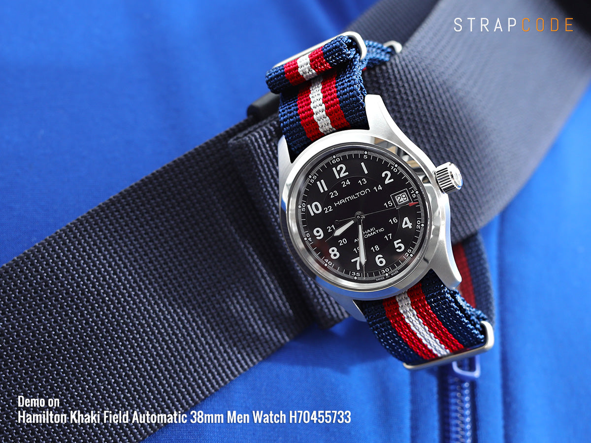 Wear Your Hamilton Khaki H70455733 Watch ANYWHERE | Strapcode