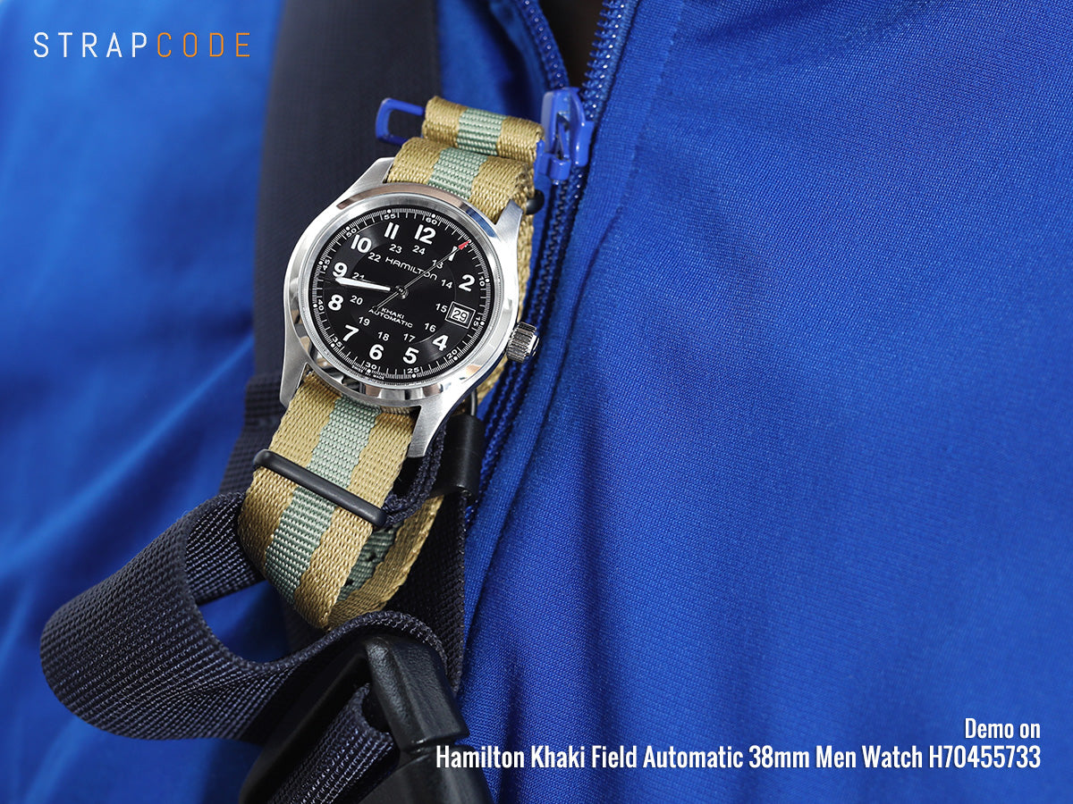 Wear Your Hamilton Khaki H70455733 Watch ANYWHERE | Strapcode