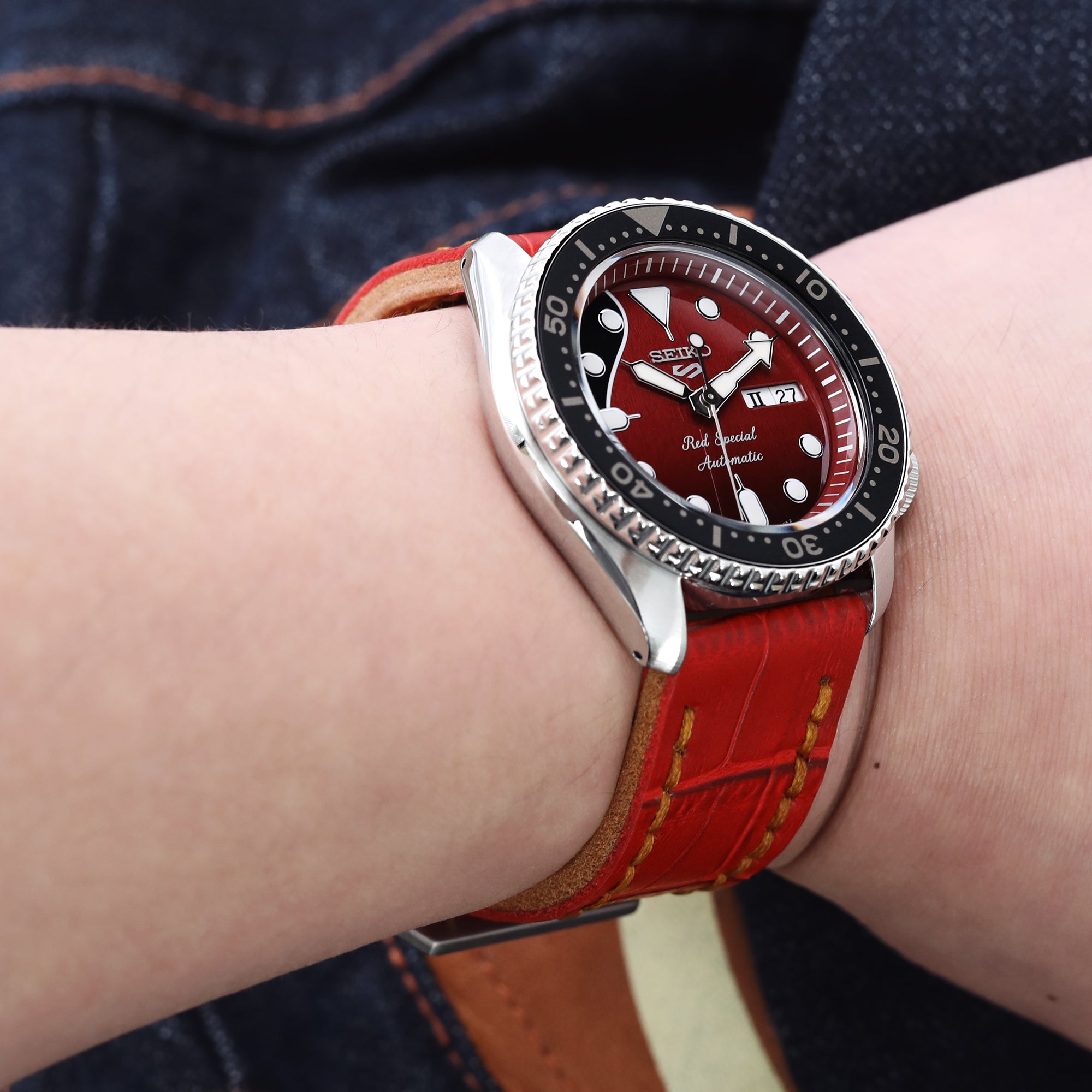 Seiko 5 Sports Brian May “The Red Special” SRPE83 LE | Strapcode