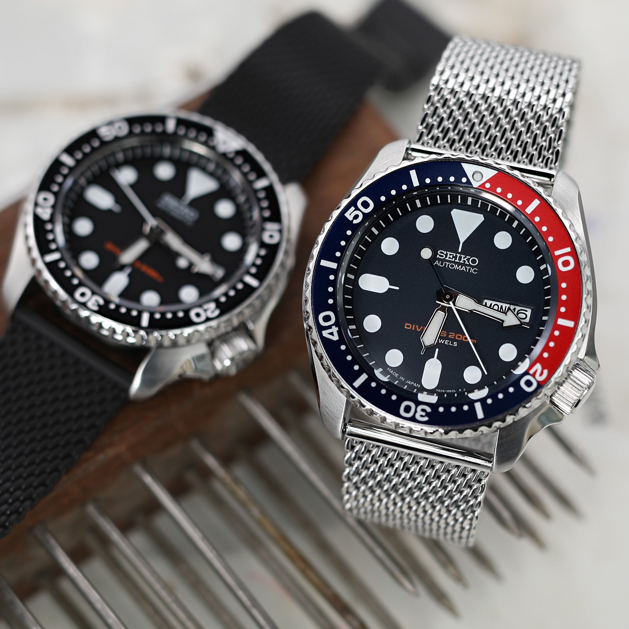 Best Fitted Mesh Band For Your SKX! (Look alike Seiko 5 Sports) | Strapcode
