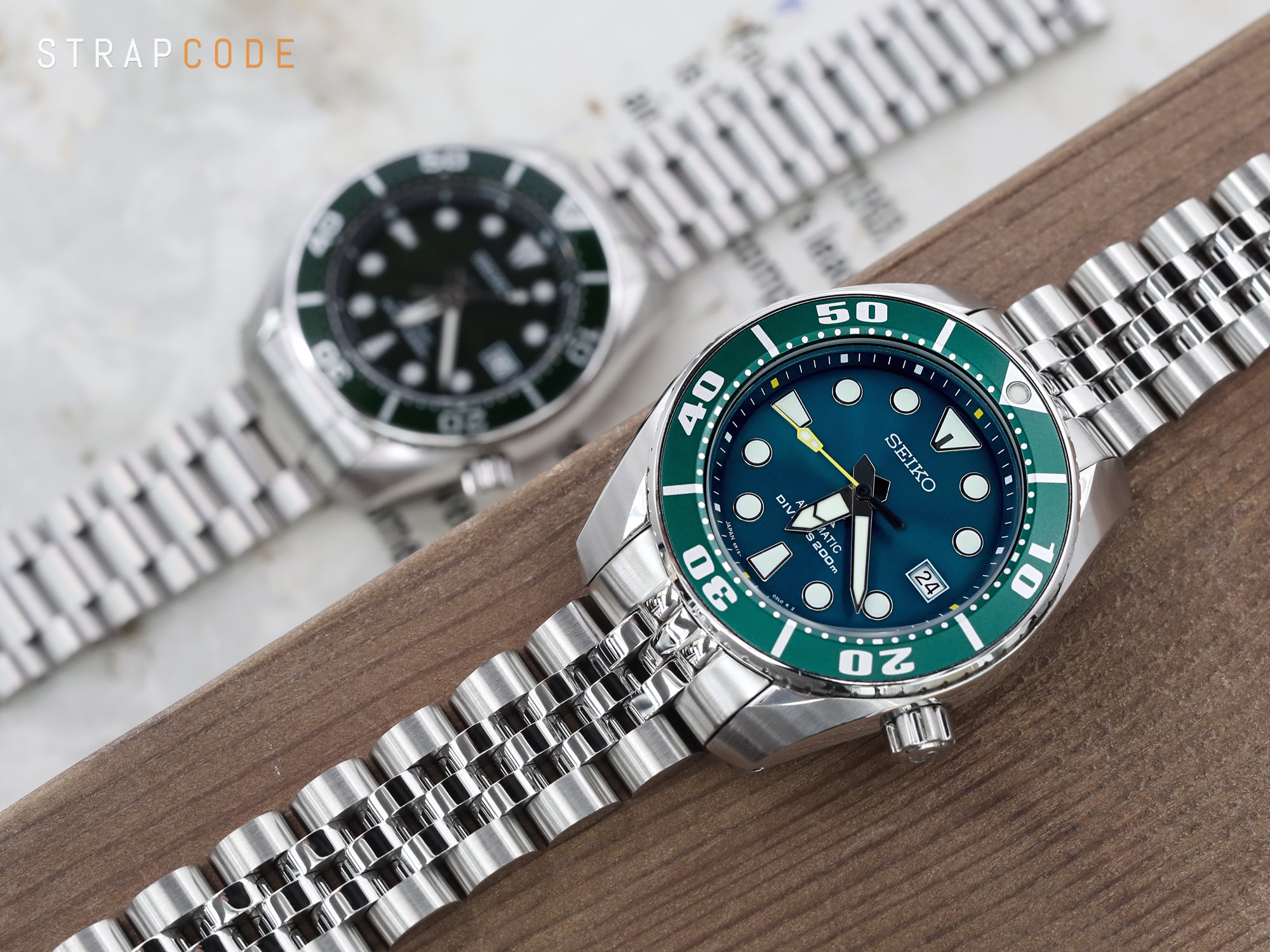 The Old SZSC004 & New SPB103J1 Seiko Green 